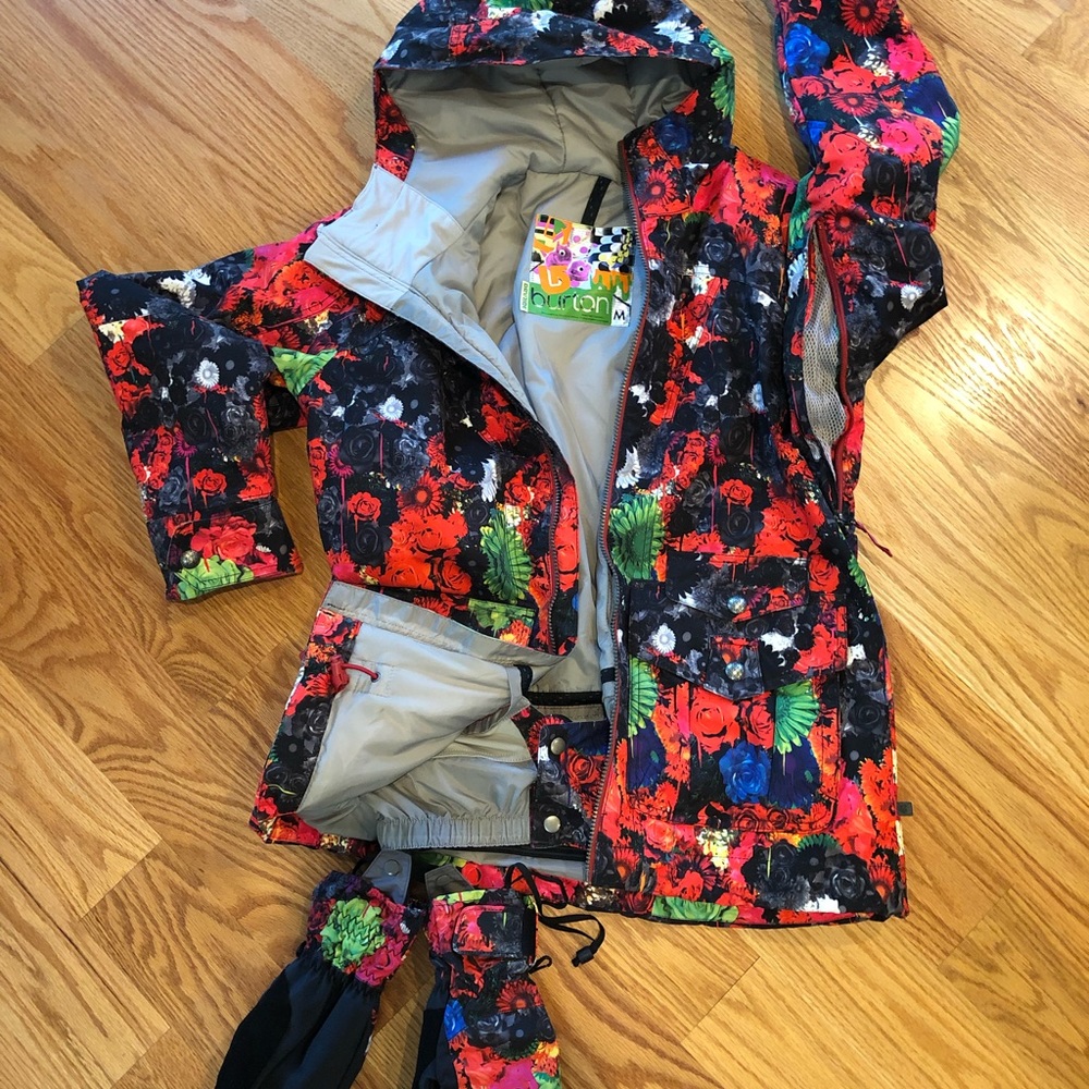 BURTON Dry Ride Ski/Snowboard Jacket & Mittens